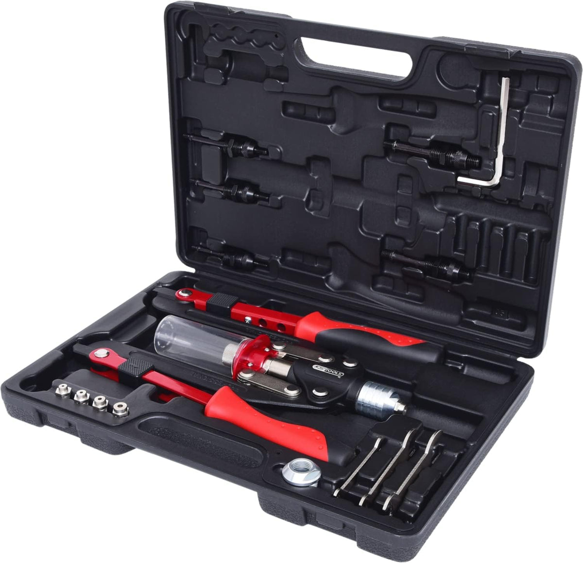 KS Tools 150.9630 Universal-Nietzangen-Satz, 17-Tlg