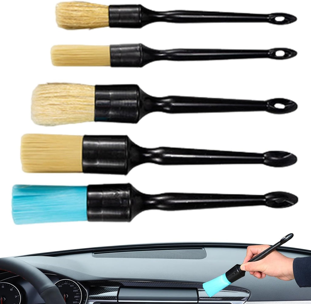 Exterior Cleaning Brush, Car Detailing Kit, Soft Bristle Brush