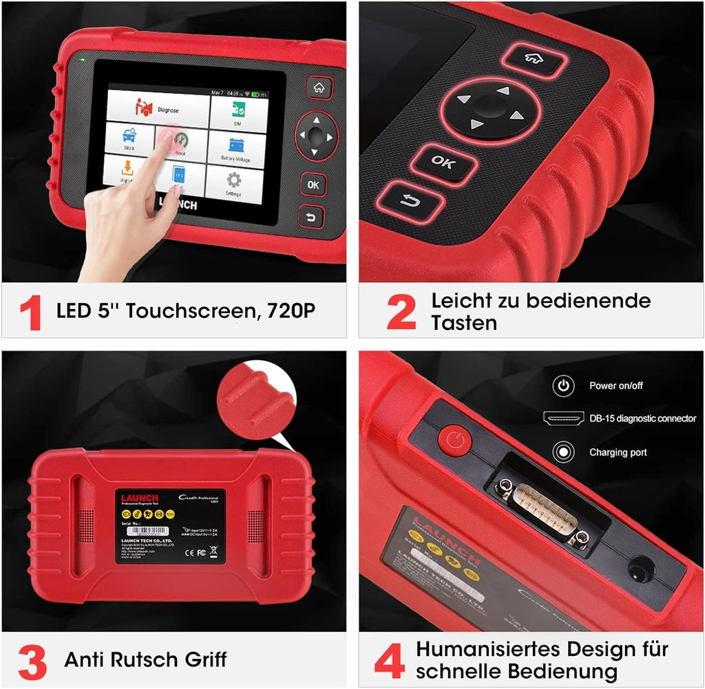 LAUNCH CRP129X OBD2 Diagnose,12 Dienst