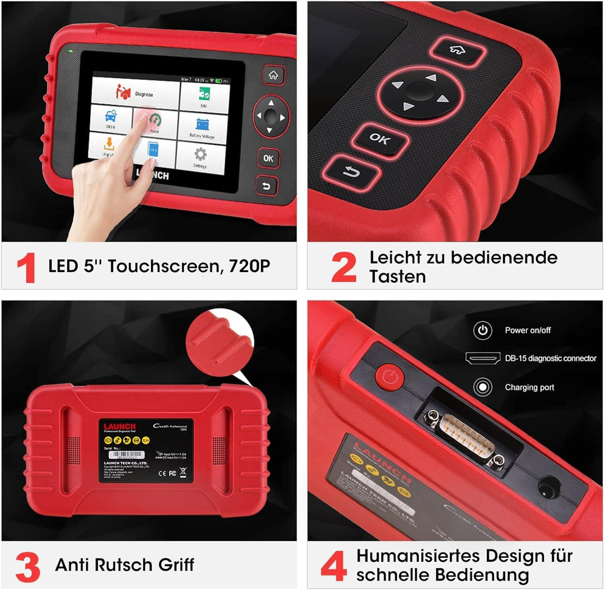 LAUNCH CRP129X OBD2 Diagnose,12 Dienst