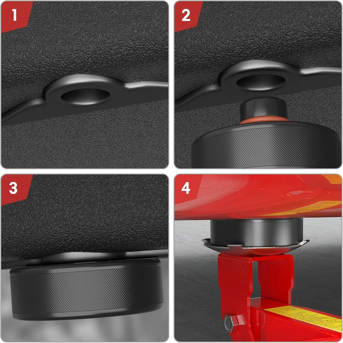 4 Stücke Wagenheber Gummiauflage Für Tesla Model 3/X/S/Y Jack Pad