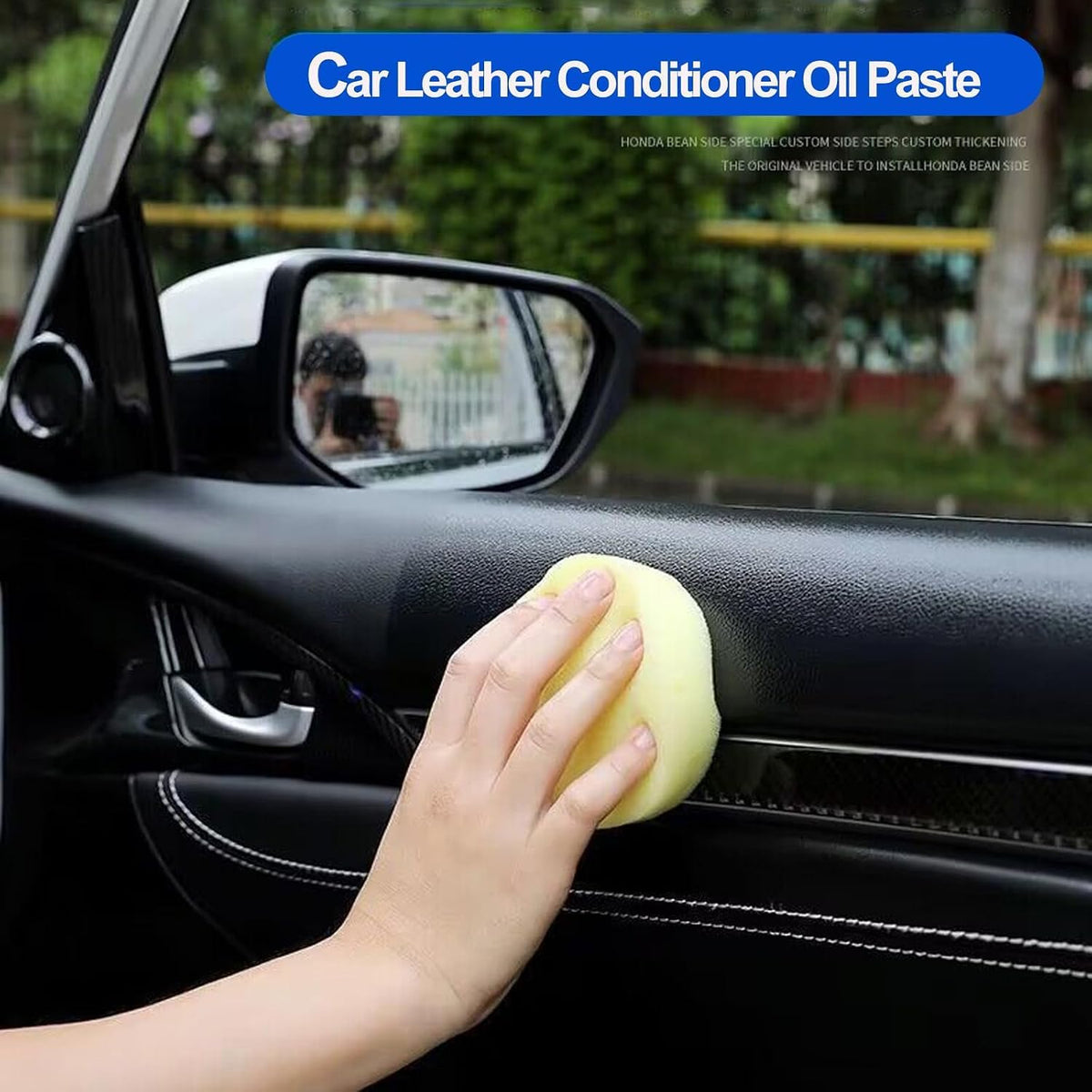 Multipurpose Leader Cleaning and Care Cream & Cleaning Paste for Leather Care,Car Leather Care Cleaning Cream,Leather Repair Kit Car Interior, for Cars, Furniture,Leather Goods (3 Pcs)