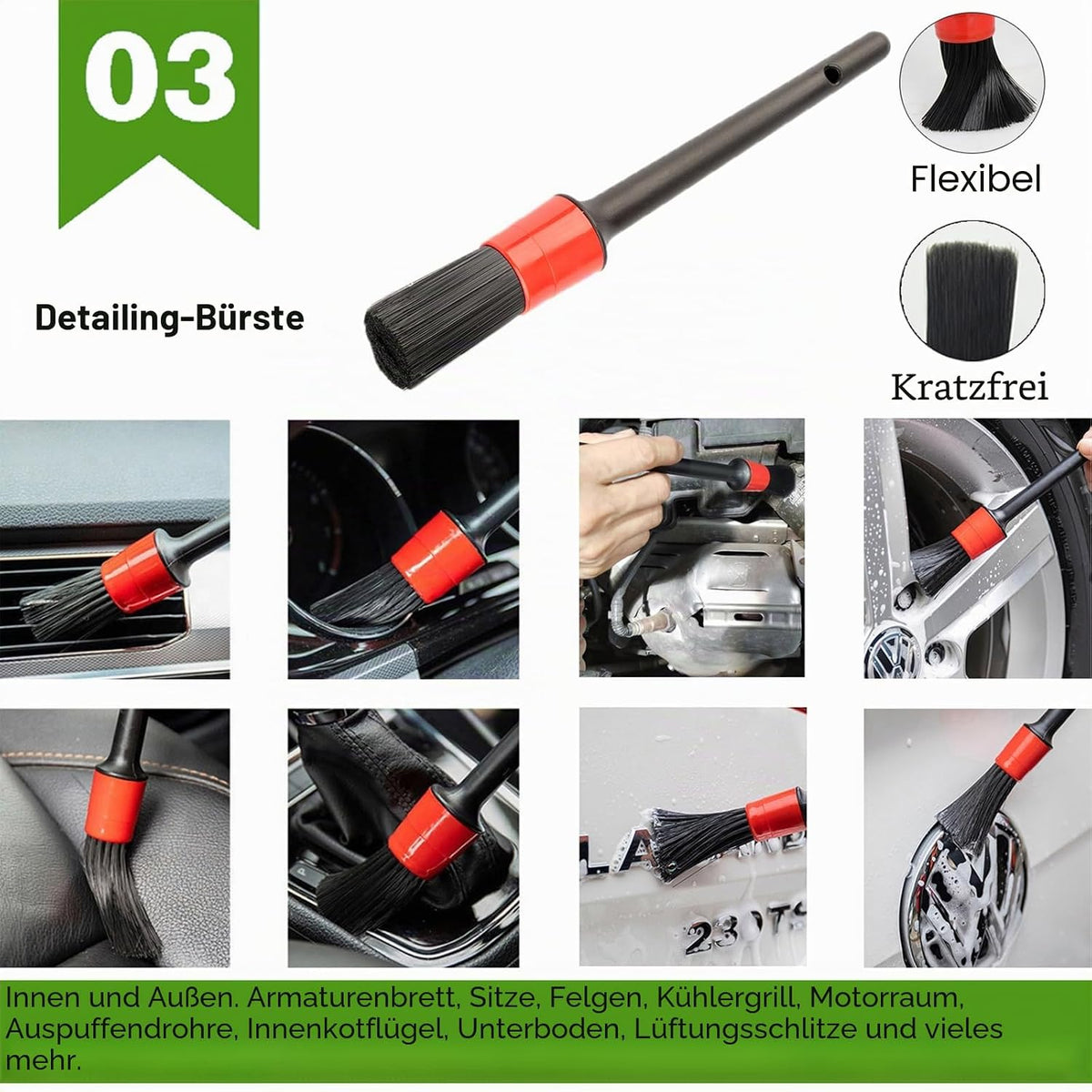 160CM Autowaschbürste Waschbürste Auto Mit Langer Griff, 2 in 1 Mikrofaser Chenille Autowaschmopp Waschhandschuh Reinigungsbürste Für Auto RV Trucks Wohnwagen Wohnmobil