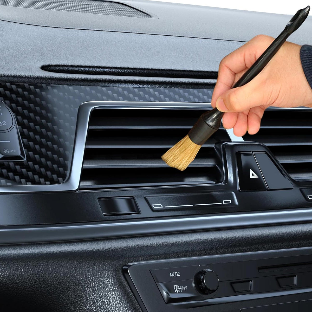 Exterior Cleaning Brush, Car Detailing Kit, Soft Bristle Brush