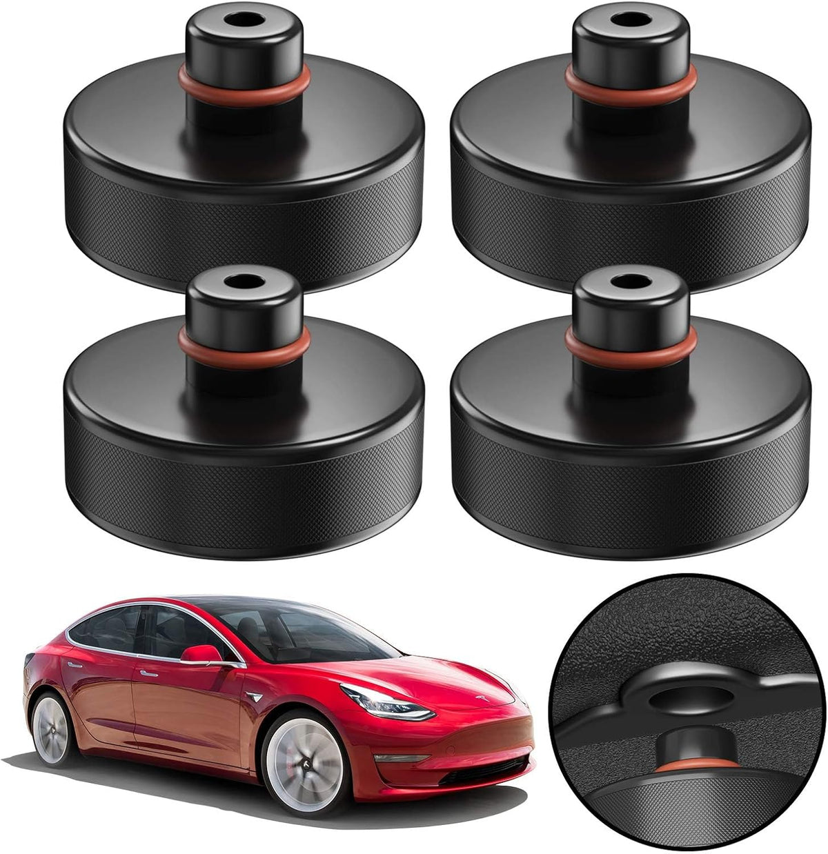 4 Stücke Wagenheber Gummiauflage Für Tesla Model 3/X/S/Y Jack Pad
