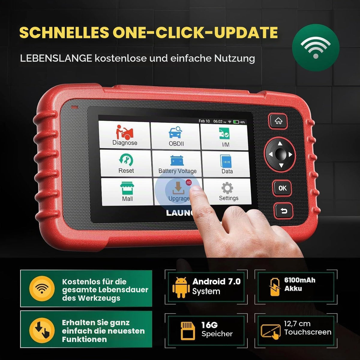 LAUNCH CRP129X OBD2 Diagnose,12 Dienst