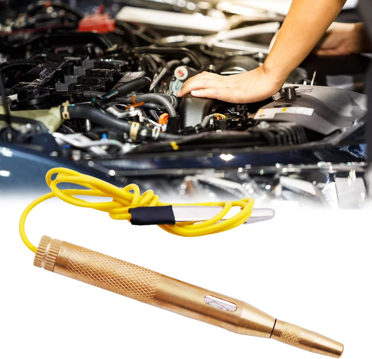 Spannungsprüfer, Teststift Für Auto, Spannungsprüfer, Stromprüfer Mit Krokodilklemme, Spannungspruefer/Prueflampe, Spannungsprüfer Für Auto