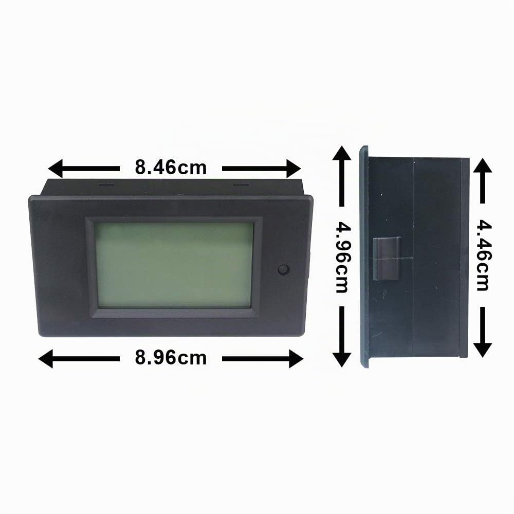 KETOTEK Digital Amperemeter Voltmeter AC 80~260V 20A, Volt Ampere Watt Kwh