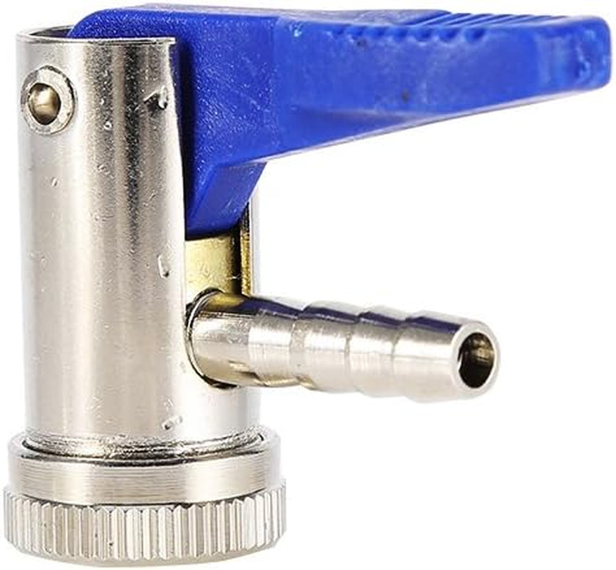 Reifenfüllnippel 6Mm Universal Auto Hebelstecker Gummi Kunststoff Momentstecker Eisenvernickelung Hebelstecker Ventilaufsatz Für Kfz Motorräder Fahrräder Elektrofahrzeug Blau
