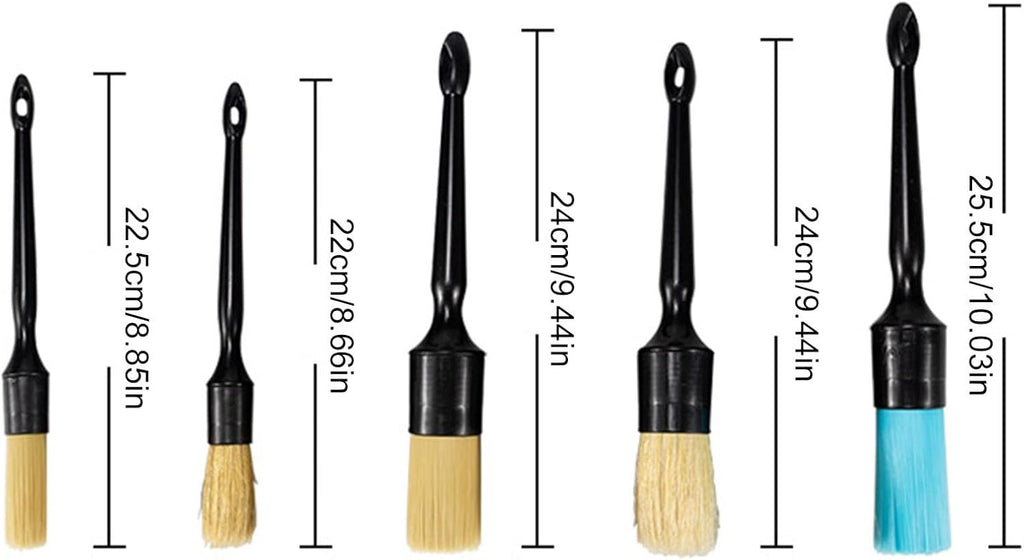 Exterior Cleaning Brush, Car Detailing Kit, Soft Bristle Brush
