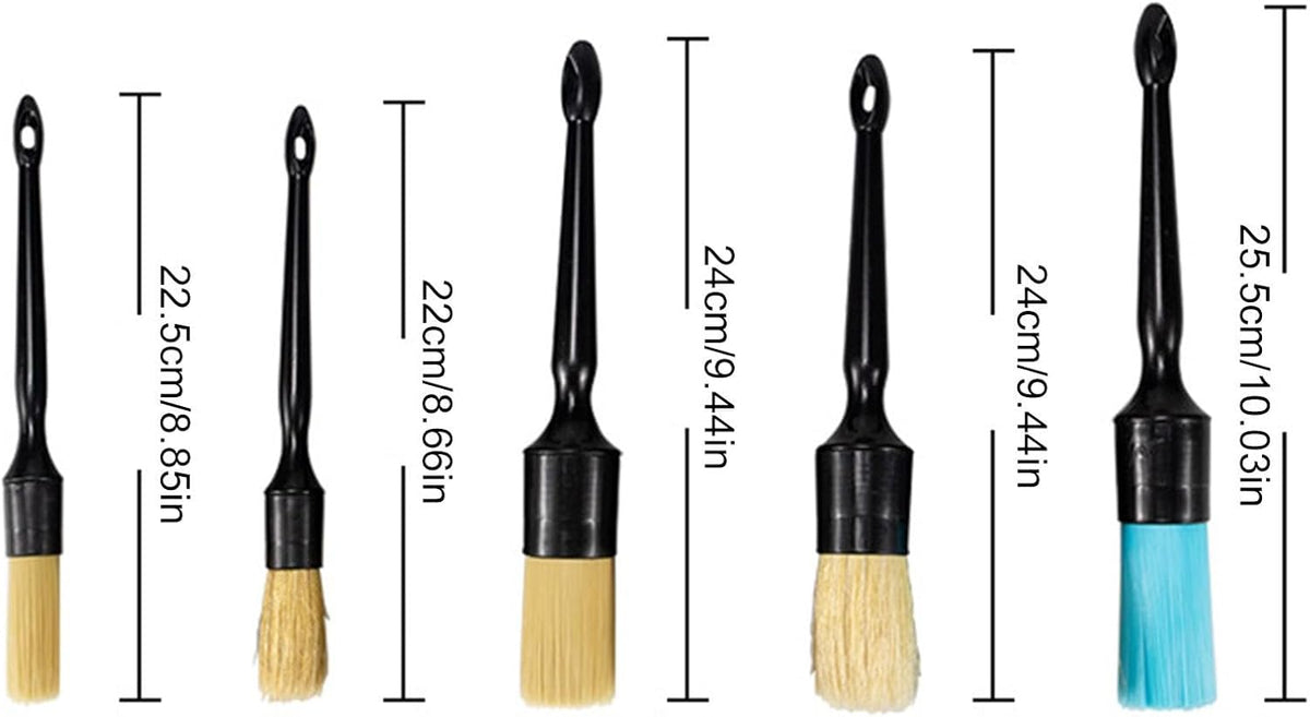 Exterior Cleaning Brush, Car Detailing Kit, Soft Bristle Brush