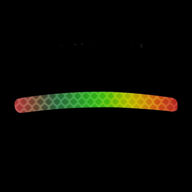 20Pcs Colorful Car Wheel Hub Reflectors Stickers Motorcycle Bike Tire Universal Night Reflective Warning Decals Auto Accessories