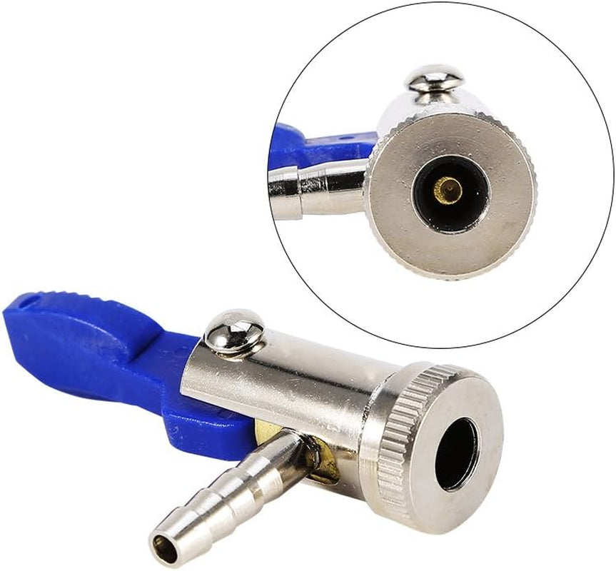 Reifenfüllnippel 6Mm Universal Auto Hebelstecker Gummi Kunststoff Momentstecker Eisenvernickelung Hebelstecker Ventilaufsatz Für Kfz Motorräder Fahrräder Elektrofahrzeug Blau