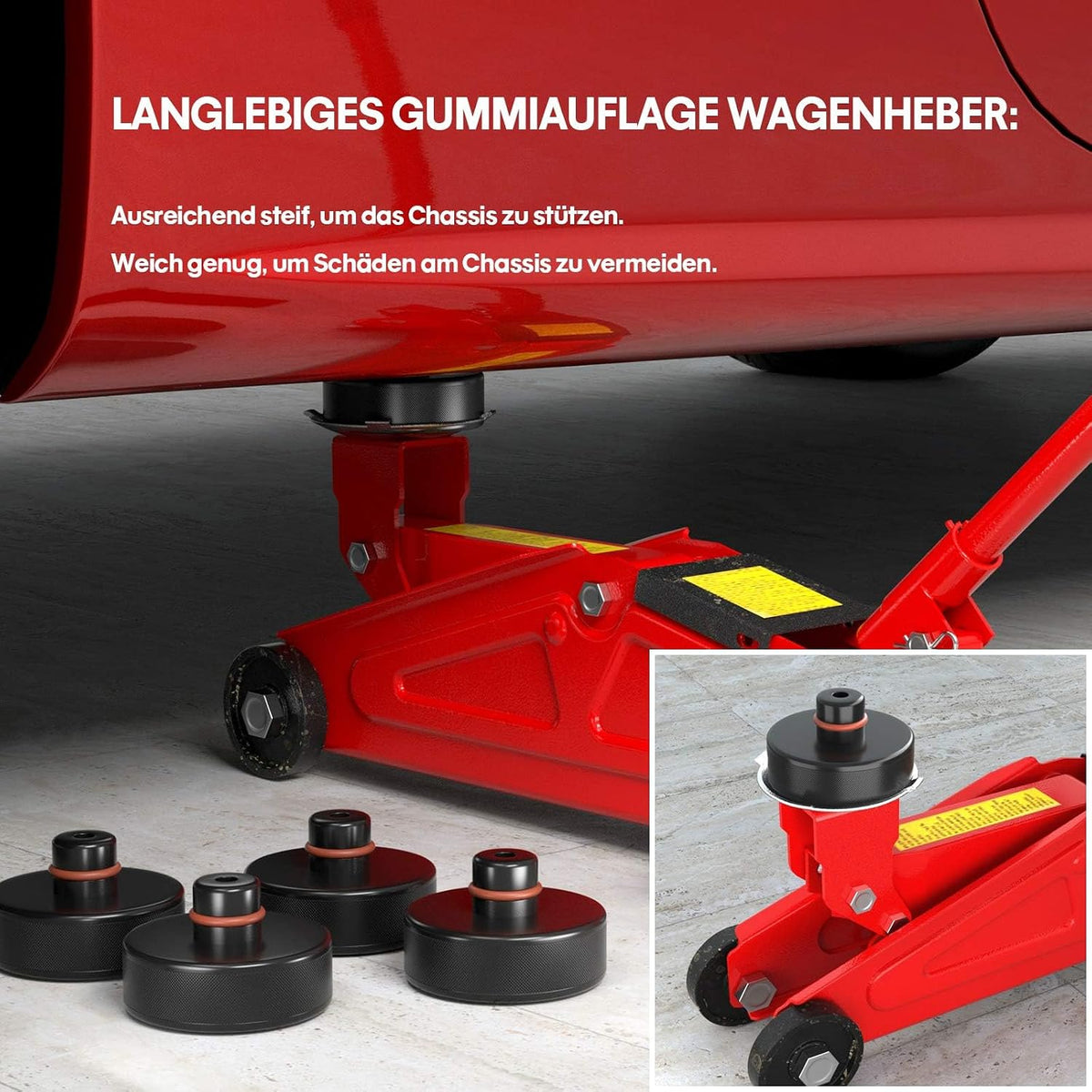 4 Stücke Wagenheber Gummiauflage Für Tesla Model 3/X/S/Y Jack Pad